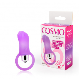 Мини-вибратор COSMO, L 5,4 см Ø 2 см, силикон, фиолетовый