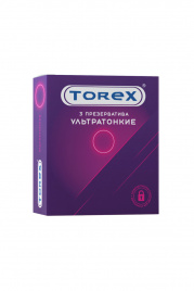 Презервативы TOREX, ультратонкие, 3 шт.