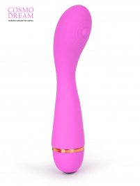 Вибратор COSMO DREAM для точки G, L 14 см Ø 3,2 см, силикон, розовый