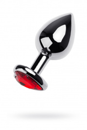 Анальная втулка Metal by TOYFA, L 9,5 см Ø 4 см 150 г, металл, серебряная