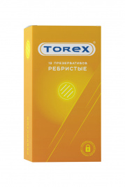 Презервативы TOREX, ребристые, 12 шт.