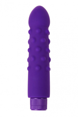 Вагинальный вибратор A-Toys, L 17 см Ø 3,6 см, силикон, фиолетовый фото 1