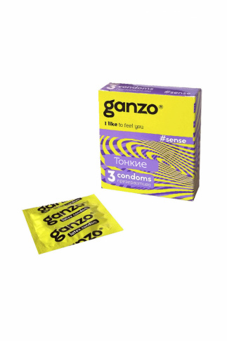 Презервативы тонкие GANZO 
