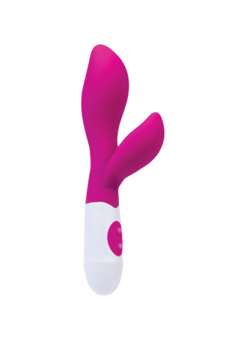 Вибратор с клиторальным стимулятором A-Toys 