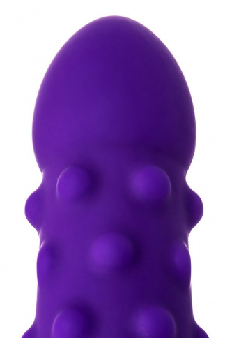 Вагинальный вибратор A-Toys, L 17 см Ø 3,6 см, силикон, фиолетовый фото 5