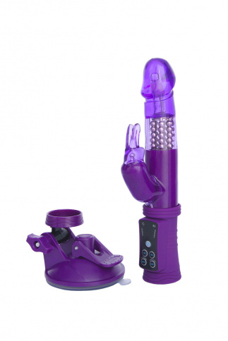 Вибратор с клиторальным стимулятором A-Toys 