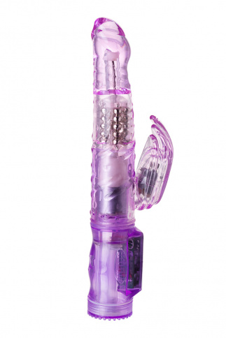 Вибратор с клиторальным стимулятором A-Toys 