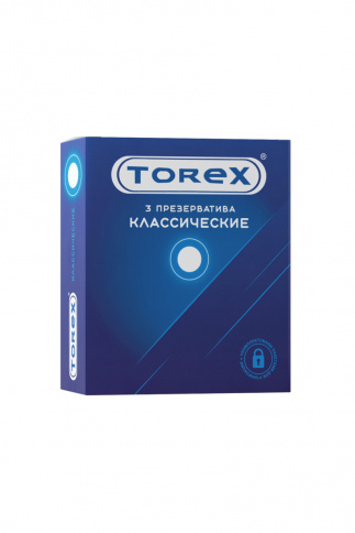 Презервативы TOREX, классические, L 19 см Ø 5,5 см, латекс, 3 шт. фото 1