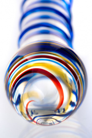 Фаллоимитатор SEXUS GLASS, L 18 см Ø 3,5 см, стекло, нереалистичный, прозрачный фото 5